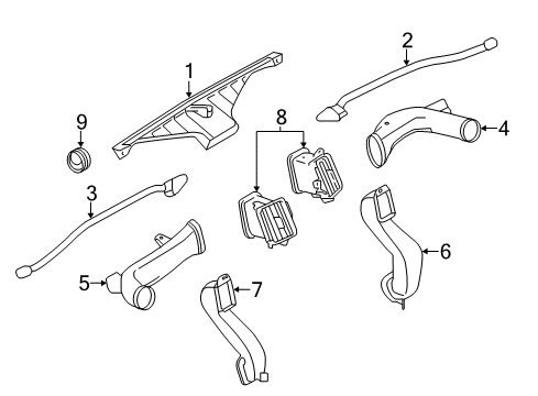 2016 Chevy City Express Ducts Diagram