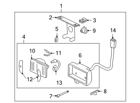 1996 Oldsmobile Bravada Fog Lamps Diagram