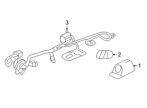 2018 Cadillac XTS License Lamps Diagram