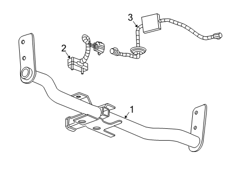 2015 Chevy Equinox Trailer Hitch Components Diagram