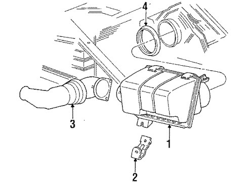 1991 Buick Century Air Intake Diagram 2 - Thumbnail