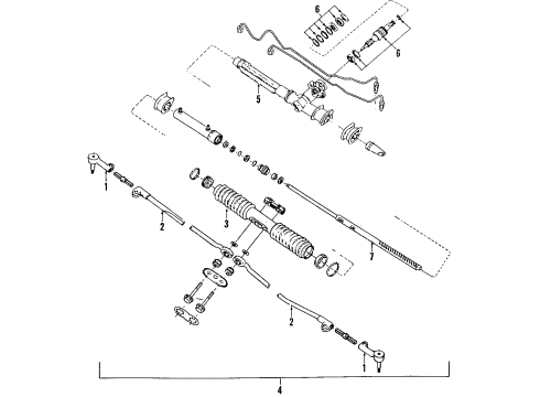 1990 Chevy Corsica Power Steering Pump Diagram for 26004060
