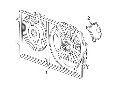 2006 Chevy Malibu Cooling System, Radiator, Water Pump, Cooling Fan Diagram 5 - Thumbnail