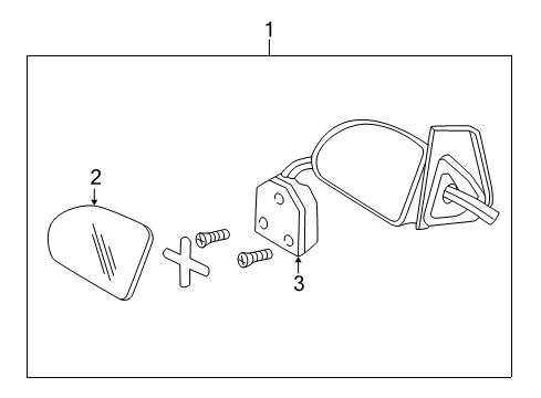 2001 Pontiac Montana Outside Mirrors Diagram