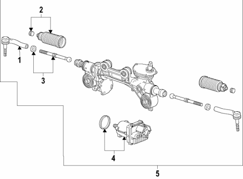 2022 Chevy Tahoe Steering Column & Wheel, Steering Gear & Linkage Diagram 5 - Thumbnail