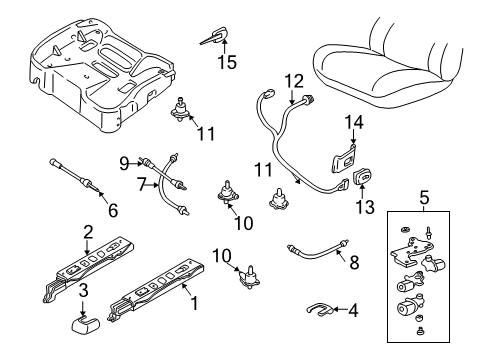 2001 Pontiac Grand Am Seat Switch Diagram for 22604934