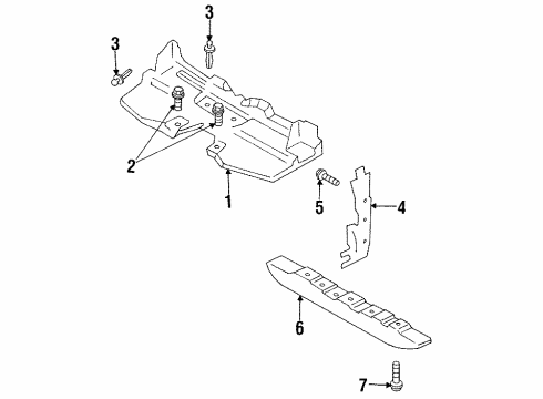 1995 Chevy Monte Carlo Air Baffle Diagram