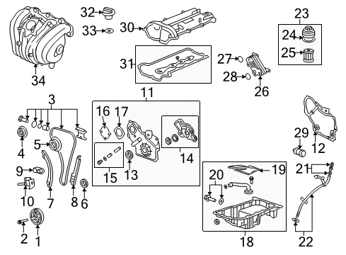 2006 Chevy Cobalt Fuel Gauge Sending Unit Diagram for 19332414