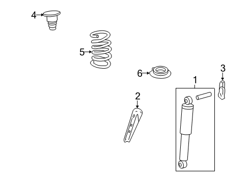 2017 Chevy Traverse Shocks & Components - Rear Diagram 2 - Thumbnail