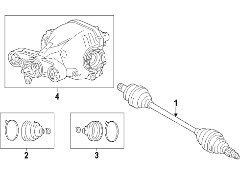 2016 Buick LaCrosse Rear Axle Shafts & Joints, Differential, Drive Axles, Propeller Shaft Diagram
