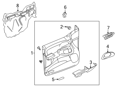 2009 GMC Envoy Mirrors Diagram