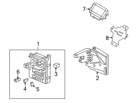 2011 Cadillac CTS Electrical Components Diagram 15 - Thumbnail