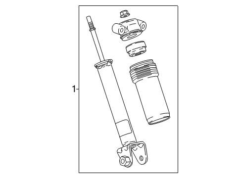 2014 Chevy Corvette Shocks & Components - Rear Diagram 2 - Thumbnail
