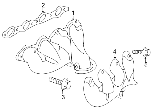 2009 Pontiac G8 Exhaust Manifold Diagram 2 - Thumbnail