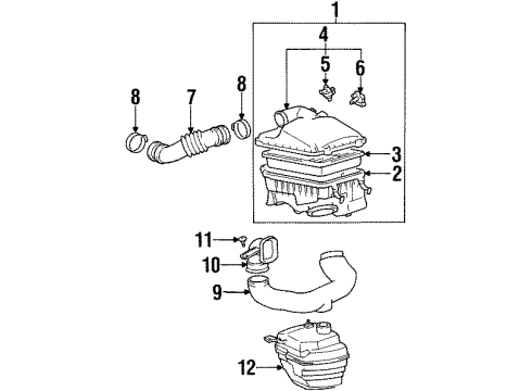 2000 Chevy Prizm Air Intake Diagram