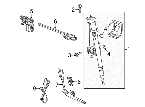 2017 Buick Cascada Front Seat Belts Diagram
