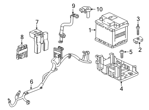 2022 Chevy Spark Battery Diagram