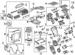 Cadillac SRX A/C Hose Diagram - 23373753
