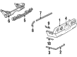 Chevy Corvette Bumper Diagram - 10135972