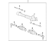 Pontiac G6 Hydraulic Hose Diagram - 15891604