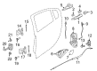 GMC Terrain Door Latch Assembly Diagram - 13579557