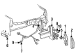 Cadillac Bumper Reflector Diagram - 5976468