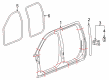 GMC Weather Strip Diagram - 23446715
