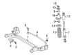 Pontiac Trailing Arm Bushing Diagram - 19184265