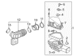 Cadillac CTS Oxygen Sensor Diagram - 19237464