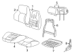 2000 Chevy Monte Carlo Seat Cushion Pad Diagram - 12454290