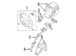Pontiac Vibe Steering Column Diagram - 88973595