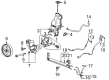 GMC Power Steering Pump Diagram - 84983791
