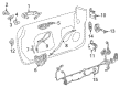 Chevy Camaro Door Latch Cable Diagram - 23321388