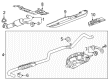 Cadillac ELR Exhaust Pipe Diagram - 22918667