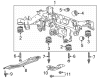 Cadillac Crossmember Bushing Diagram - 23385699
