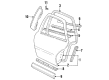 Oldsmobile Achieva Door Moldings Diagram - 12463118