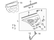 Pontiac Door Seal Diagram - 25725130