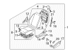 Pontiac G3 Seat Cushion Pad Diagram - 96870149