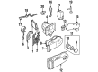 Cadillac DeVille HVAC Control Module Diagram - 12368389