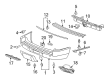 GMC Bumper Diagram - 20951798
