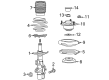 Cadillac CT5 Shock Absorber Diagram - 84803336