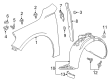 Chevy Underbody Splash Shield Diagram - 23469132