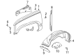 GMC C3500 Fender Splash Shield Diagram - 15627726