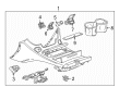 GMC Cup Holder Diagram - 23205334