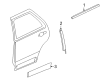 Cadillac SRX Door Moldings Diagram - 88980488