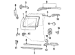 Oldsmobile Door Striker Diagram - 10281602