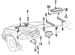 Buick Roadmaster Air Bag Sensor Diagram - 16167519