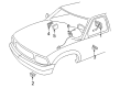 Oldsmobile Bravada Air Bag Sensor Diagram - 16182195