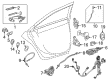 Cadillac CTS Door Latch Cable Diagram - 23446629
