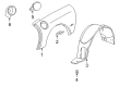 Chevy Corvette Fender Splash Shield Diagram - 10424682